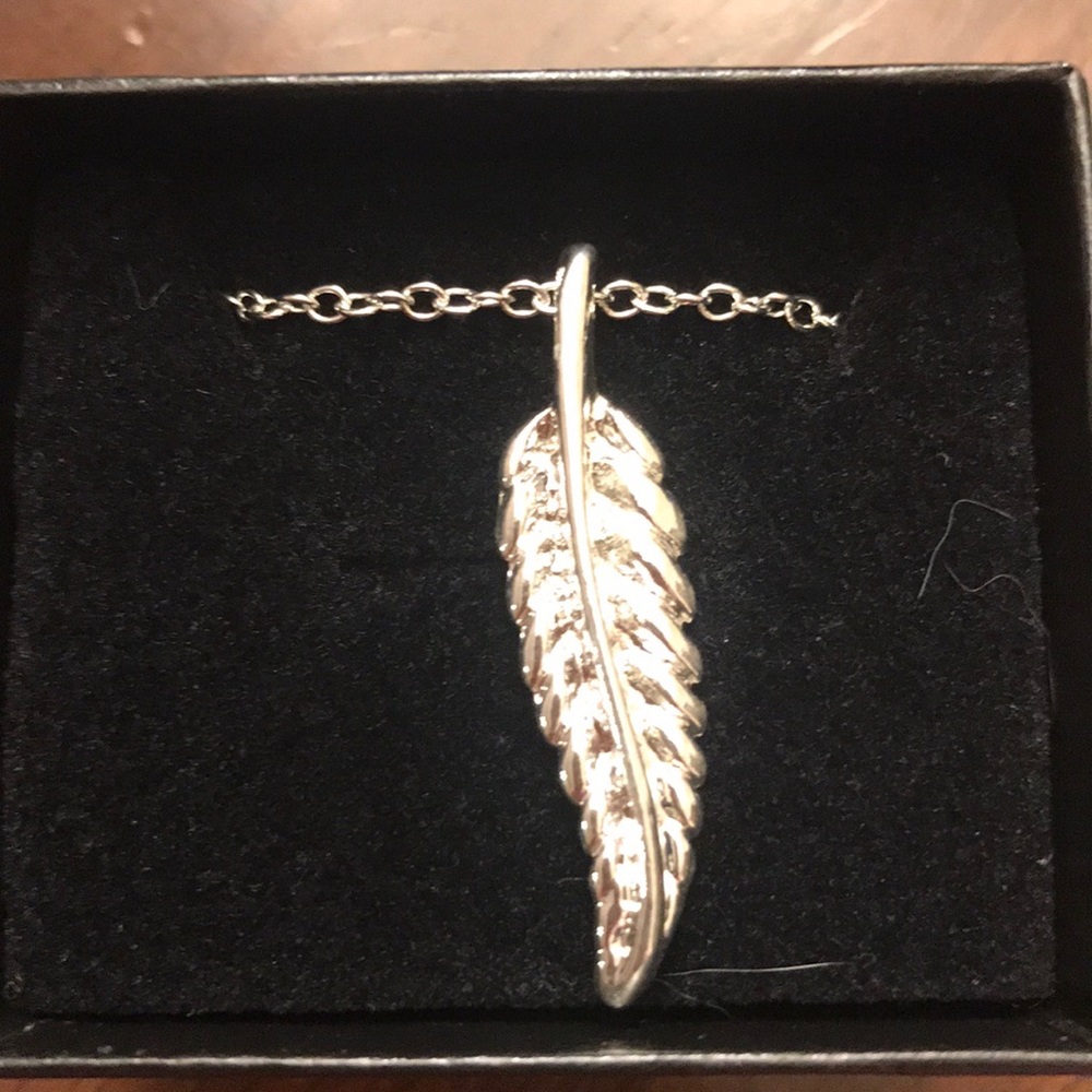 Sterling Silver Leaf Necklace